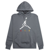 AJ3 Graphic Fleece Hoodie - Smoke Grey