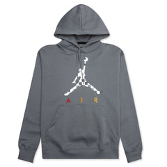 AJ3 Graphic Fleece Hoodie - Smoke Grey