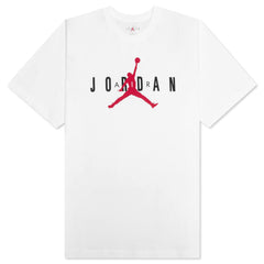 Wordmark T-Shirt - White/Black/Gym Red