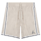 Woven Shorts - Rattan/White