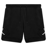 Essential Fleece Diamond Short - Black/White