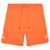 Essential Fleece Diamond Short - Orange/White