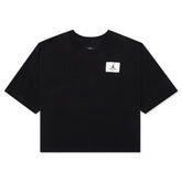 Essential Women's Boxy T-Shirt - Black/Gym Red