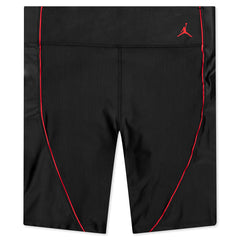 Essential Women's Bike Shorts - Black/University Red