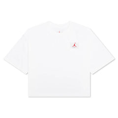 Essential Women's S/S Boxy T-Shirt - White