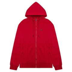 Essential Fleece Full-Zip Hoodie - Gym Red