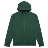 Essential Fleece Full Zip Hoodie - Noble Green