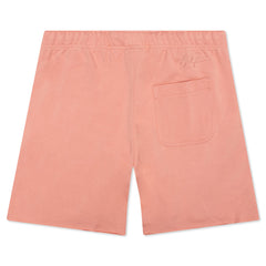 Fleece Short - Light Madder Root/White