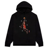 Essential Graphic Fleece Hoodie - Black