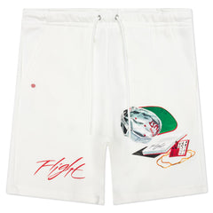 Flight Artist Series by Jacob Rochester Fleece Shorts - Sail/Black/University Red