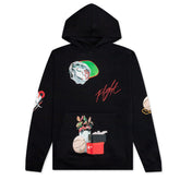 Flight Artist Series by Jacob Rochester Hoodie - Black/Sail/University Red