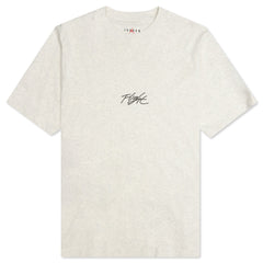 Flight Essential T-Shirt - Oatmeal Heather/Black