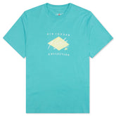 Flight T-Shirt - Washed Teal/White/Citron Tint