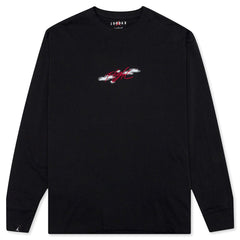 Flight '85 L/S T-Shirt - Black/White