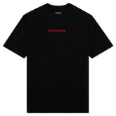 Heavyweight Structured T-Shirt - Black/Gym Red