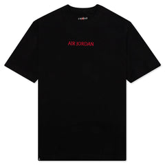 S/S T-Shirt - Black/Gym Red