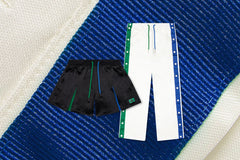 x Aleali May Women's Pleated Short - Black/Game Royal