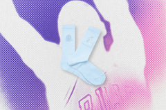 x J Balvin Legacy Socks - Celestine Blue