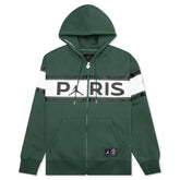x Paris Saint-Germain Full-Zip Fleece Hoodie - Noble Green
