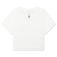 Women's x Travis Scott Baby Tee - Sail/Black