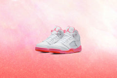5 Retro (PS) - White/Pinksicle/Safety Orange