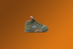 5 Retro 'Olive' (TD) - Army Olive/Solar Orange