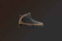 9 Retro (PS) - Black/True Red/Light Olive