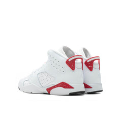 6 Retro 'Red Oreo' (PS) - White/University Red/Black