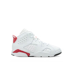 6 Retro 'Red Oreo' (PS) - White/University Red/Black