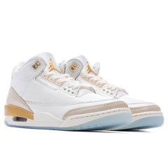 Women's 3 Retro 'Champagne and Oysters' - Sail/Team Gold/Pale Ivory