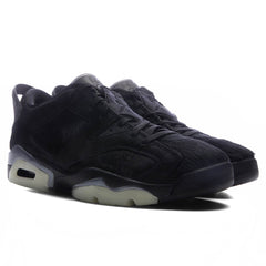 Women's 6 Retro Low 'Blackout' - Triple Black