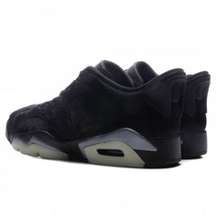 Women's 6 Retro Low 'Blackout' - Triple Black