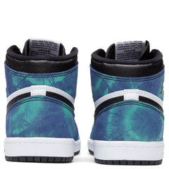 1 High OG (PS) "Tie-Dye" - White/Black/Aurora Green
