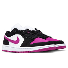 Women's 1 Low - Black/Cactus Flower
