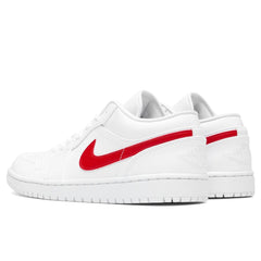 Women's 1 Low - White/University Red