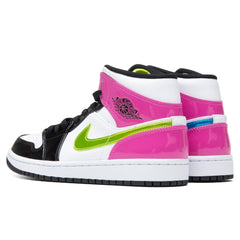 1 Mid SE - White/Cyber/Active Fuchsia/Black
