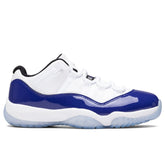 Women's 11 Retro Low "Concord" - White/Black/Concord