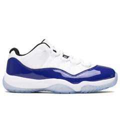 Women's 11 Retro Low "Concord" - White/Black/Concord