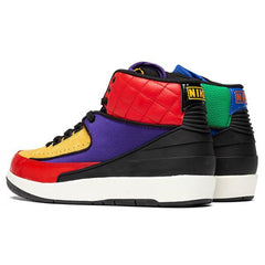 Womens 2 Retro "Rivals" - Action Black/Black/Cosmic Purple