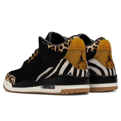 3 Retro SE "Animal Instinct" - Black/MultiColor/Dark Mocha