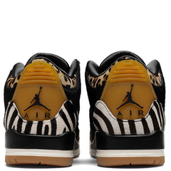 3 Retro SE "Animal Instinct" - Black/MultiColor/Dark Mocha