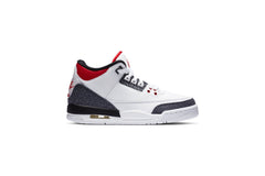 3 Retro SE (GS) "Denim" - White/Black