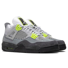 4 Retro "Neon"- Cool Grey/Volt/Wolf Grey/Anthracite
