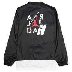 Legacy 4 Coaches Jacket - Black/White/White