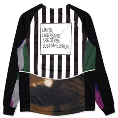Fearless L/S Top - Black/Gym Red