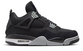 4 Retro SE Black Canvas