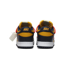 Dunk Low x Off White University Gold Midnight Navy (New)