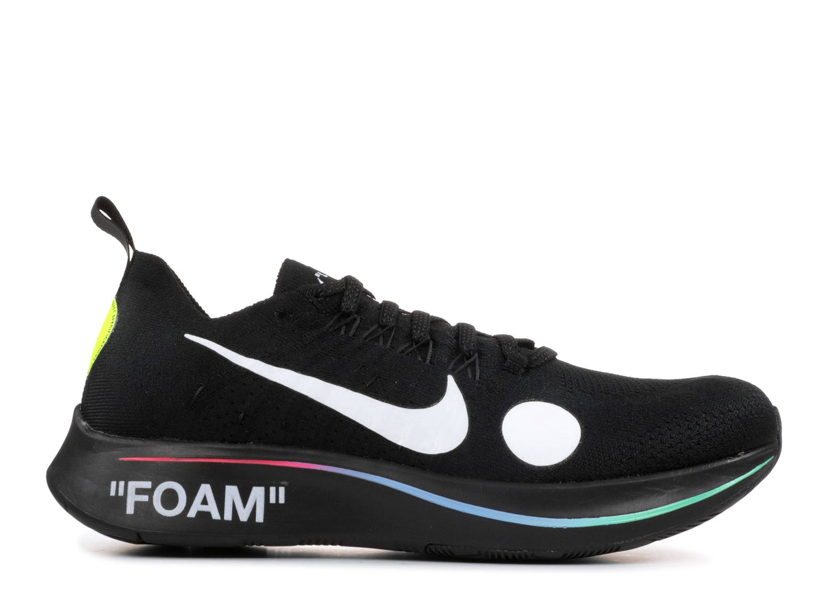 Zoom Fly Mercurial Off White Black (WORN)