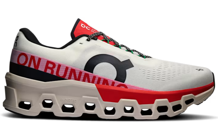 Running Cloudmonster 2 Ivory Silver Red