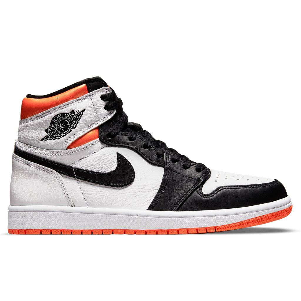 1 Retro High OG - White/Electro Orange